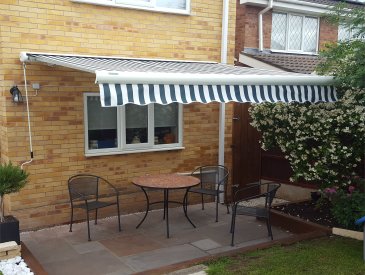 Image of full cassette patio awning